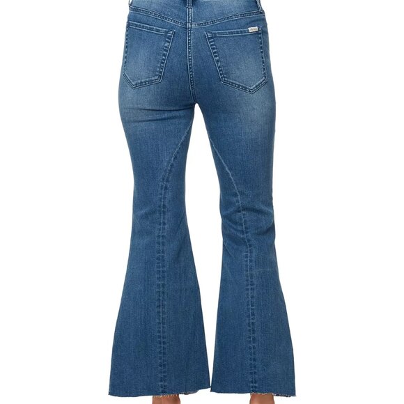 EUC Vintage Ella Moss High Waist Edie Kick-Flare Cropped Jeans - Picture 2 of 14